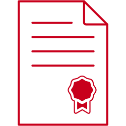 Ícone: Produto certificado