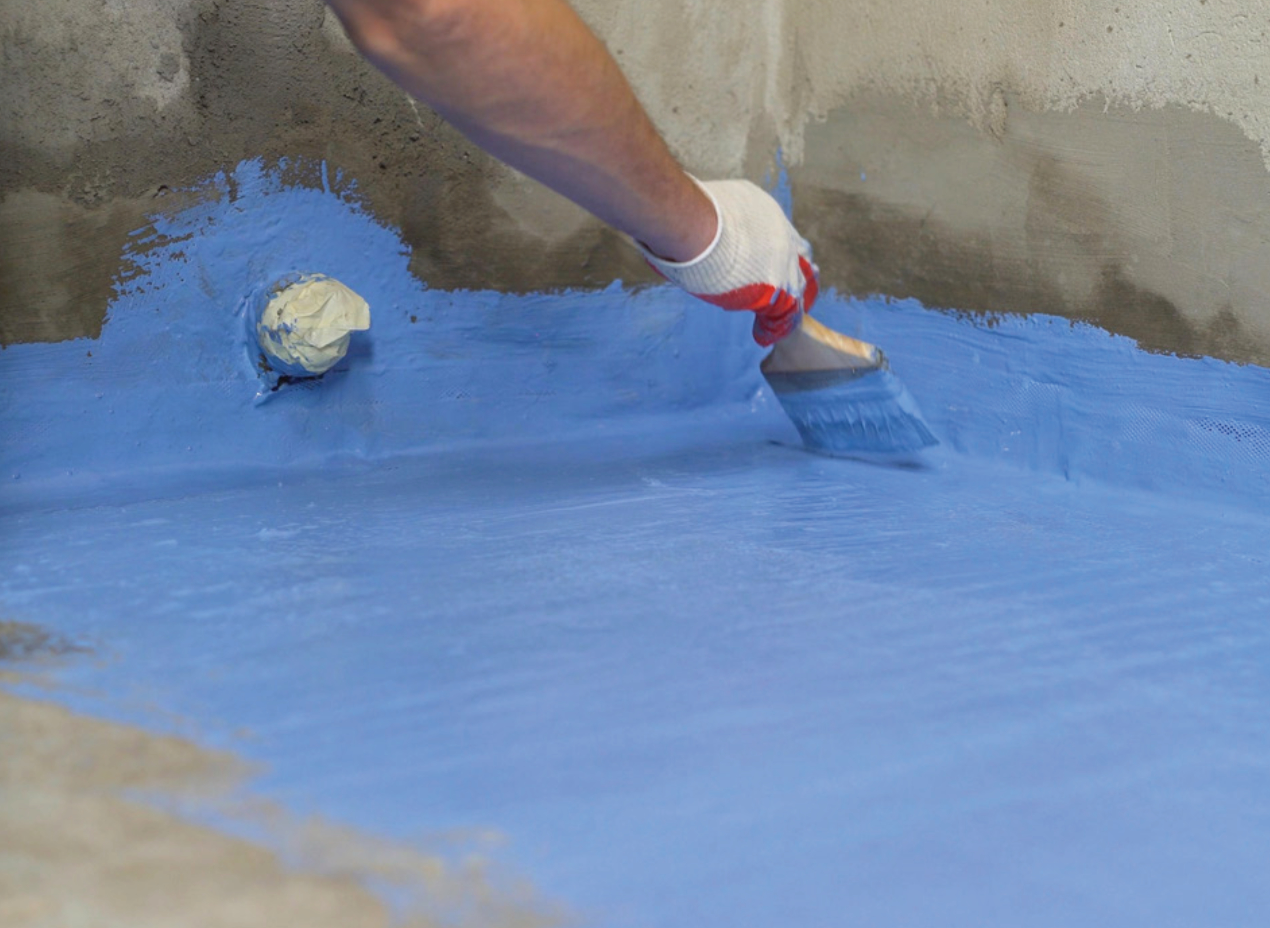 HYPERDESMO AQUA BLUE — aplicação em obra 1